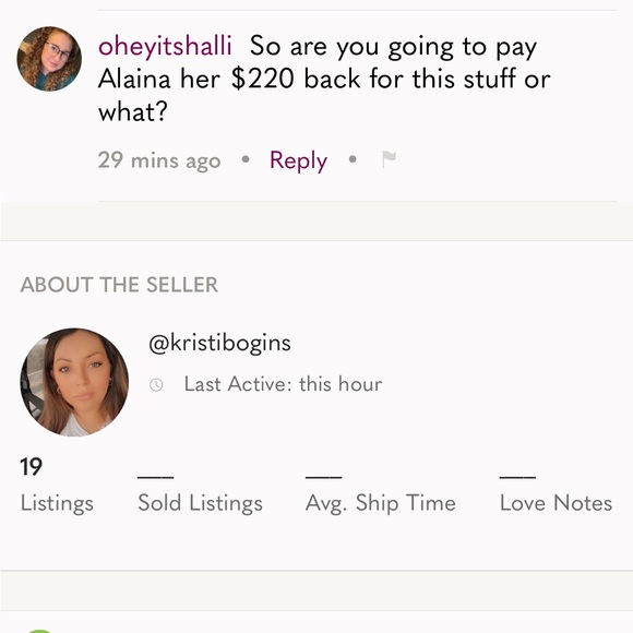 BUYER BEWARE OF THIS USER. SHE HAS SCAMMED MONEY FROM Dozens OF PEOPLE